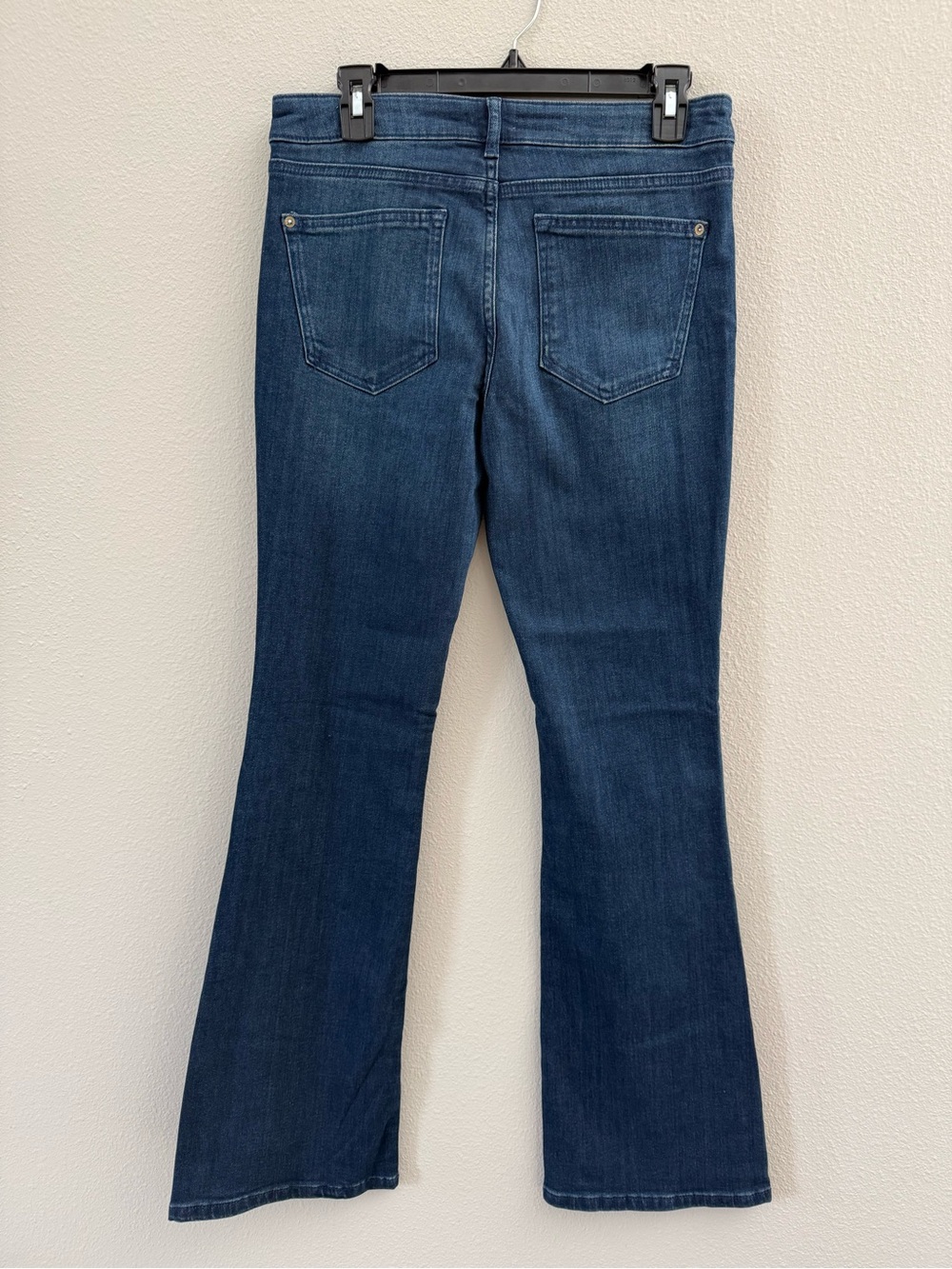 Pilcro Dark Blue Denim Flare Jeans 28 - Picture 4 of 6